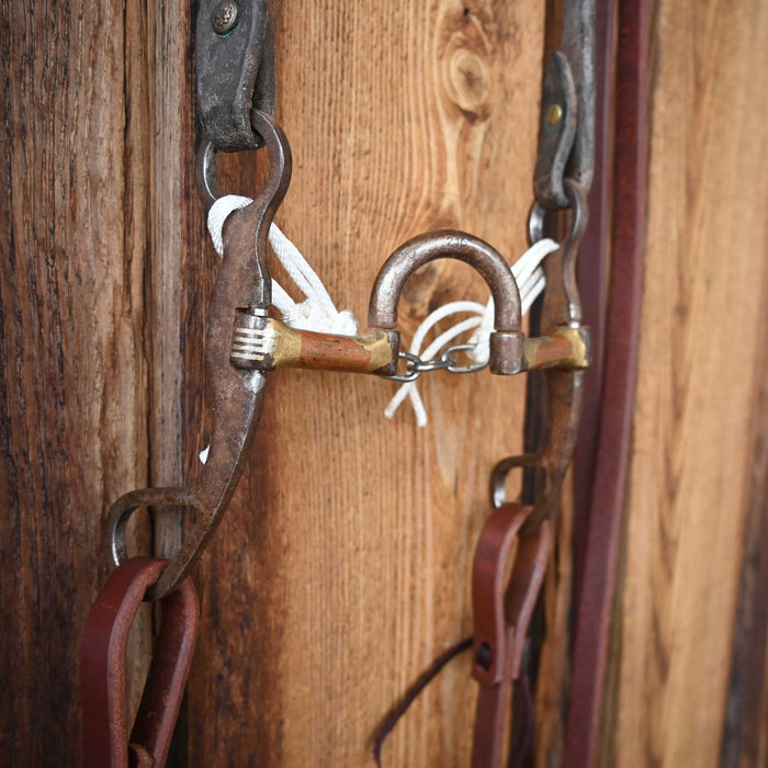 Cowpuncher Correction Bridle Rig w/Single Ear Headstall Tack - Rigs Cowpuncher