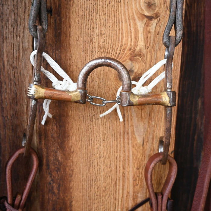 Cowpuncher Correction Bridle Rig w/Single Ear Headstall Tack - Rigs Cowpuncher