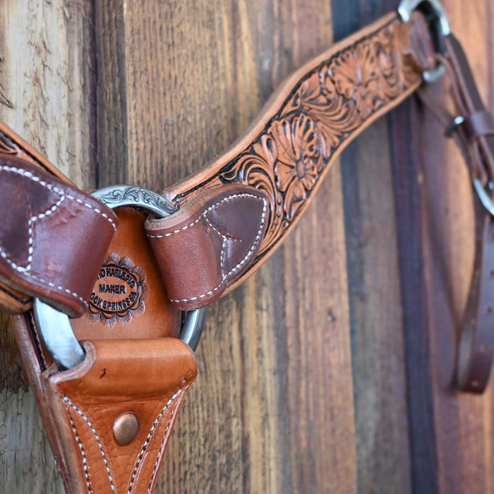 14" DAVID HASLERIG HOGG TREE TEAM ROPING SADDLE