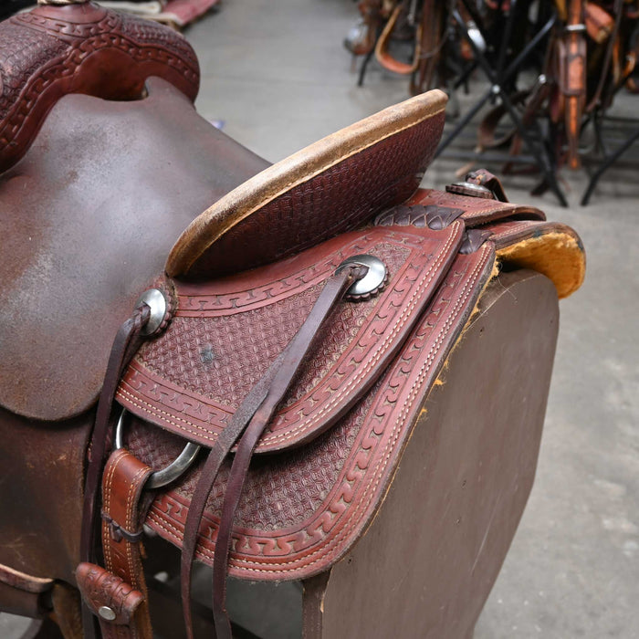 12.5" USED TESKEY'S JR. RANCH ASSOCIATION SADDLE