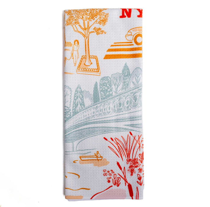 Geometry New York In Color Tea Towel HOME & GIFTS - Tabletop + Kitchen - Kitchen Decor Geometry