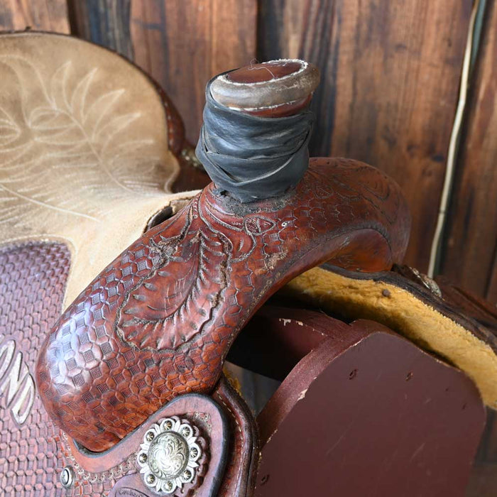 14.5" USED COWBOY CLASSIC ROPING SADDLE Saddles - Used Cowboy Classic Saddlery
