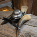 Turn of Century Cow Horn Inkwell with pen holder Collectibles MISC