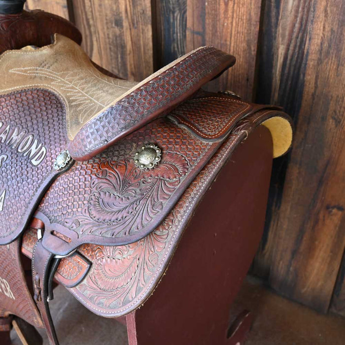 14.5" USED COWBOY CLASSIC ROPING SADDLE Saddles - Used Cowboy Classic Saddlery