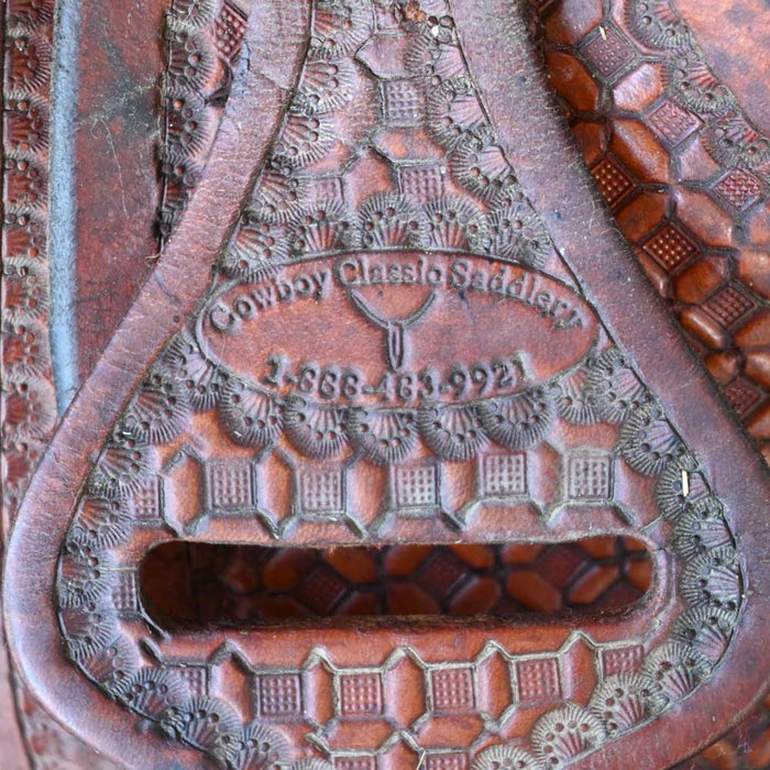 14.5" USED COWBOY CLASSIC ROPING SADDLE Saddles - Used Cowboy Classic Saddlery