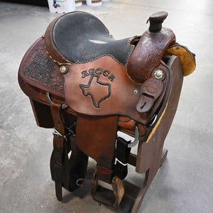 14" USED TESKEY'S ROPING SADDLE