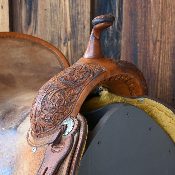 14" USED FORT WORTH BARREL SADDLE