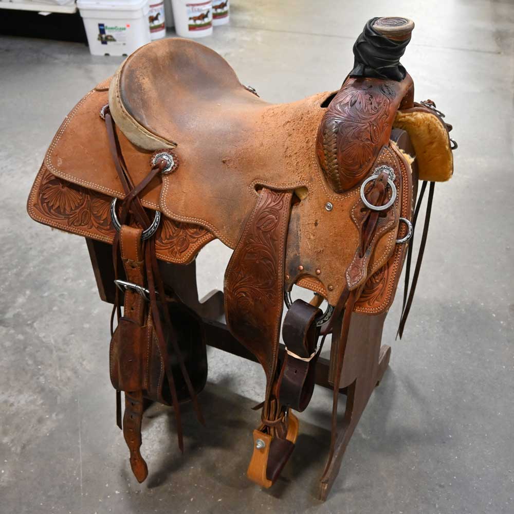 16" USED TESKEY'S RANCH SADDLE Saddles TESKEY'S SADDLERY LLC   