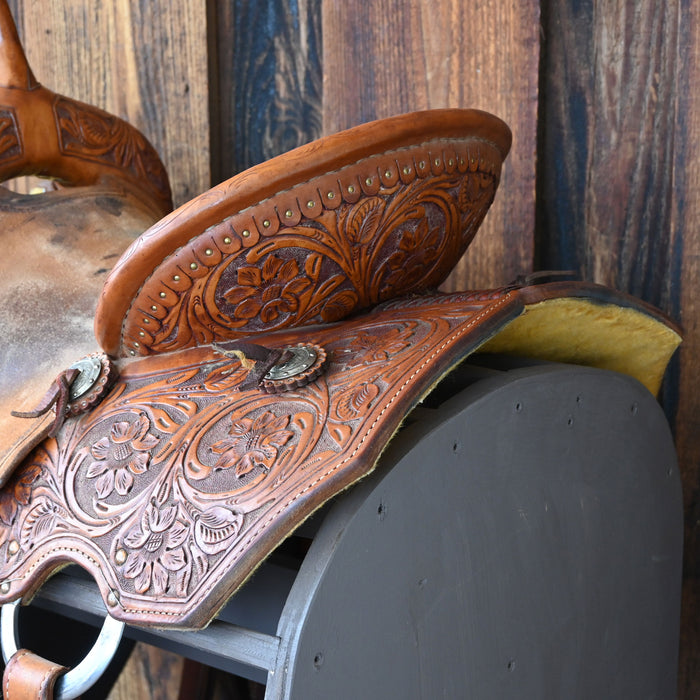 14" USED FORT WORTH BARREL SADDLE