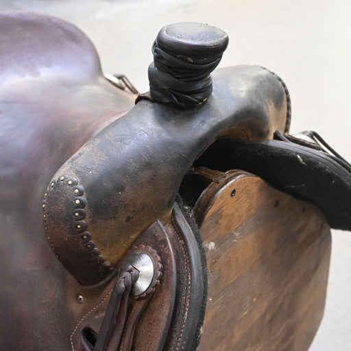 16" USED HAL EVANS RANCH SADDLE Saddles - Used Hal Evans