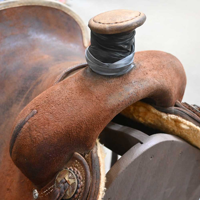 14" USED JODY RAMER ROPING SADDLE Saddles - New Jody Ramer
