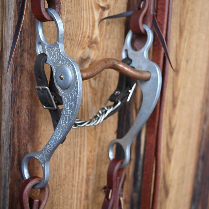 Copper Port Bridle Rig w/Split Ear Headstall Tack - Rigs misc