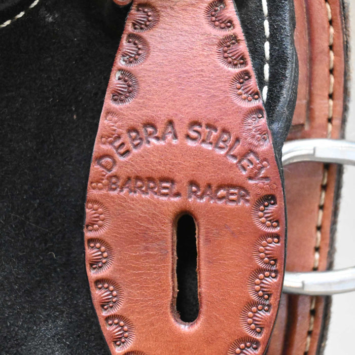 14.5" USED PANTHER CANYON DEBRA SIBLEY BARREL SADDLE