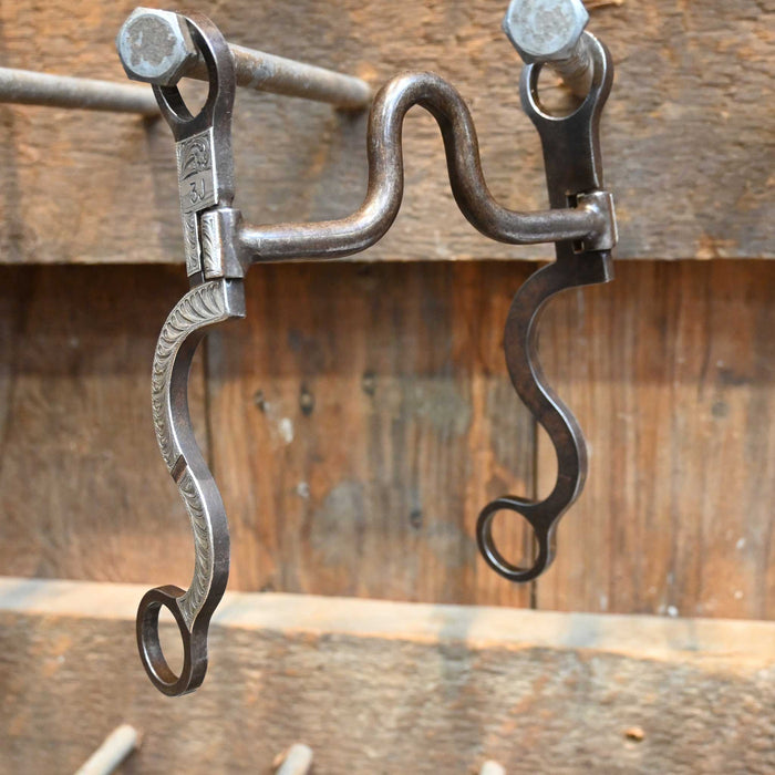 DARYL DAVIS Silver Mounted Solid Port Bit