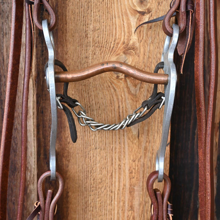 Copper Port Bridle Rig w/Split Ear Headstall Tack - Rigs misc
