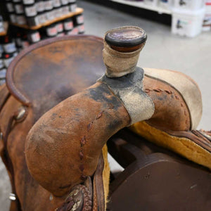 15" USED SLATON RANCH CUTTING SADDLE