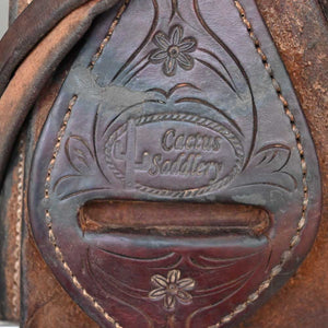 16" USED CACTUS RANCH SADDLE Saddles CACTUS SADDLERY