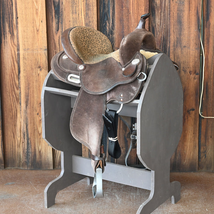 13" USED HIGH HORSE BARREL SADDLE