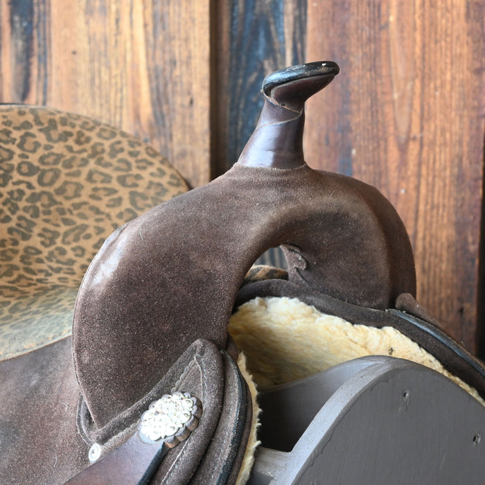 13" USED HIGH HORSE BARREL SADDLE