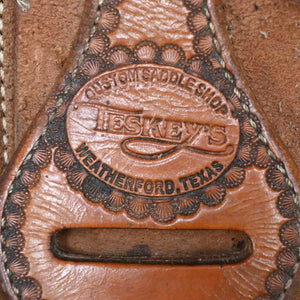 15" USED TESKEY'S ROPING SADDLE Saddles Teskey's Saddlery