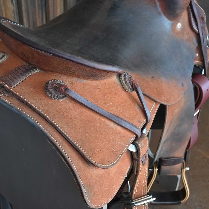 16" USED JEFF SMITH CUTTING SADDLE