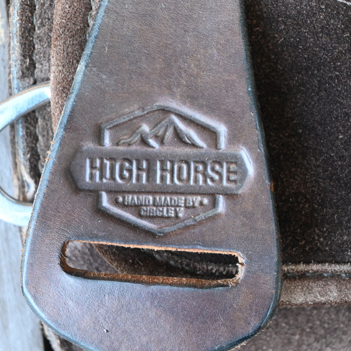 13" USED HIGH HORSE BARREL SADDLE