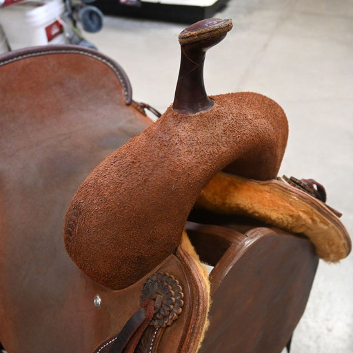 16" USED JEFF SMITH CUTTING SADDLE Saddles - Used Jeff Smith