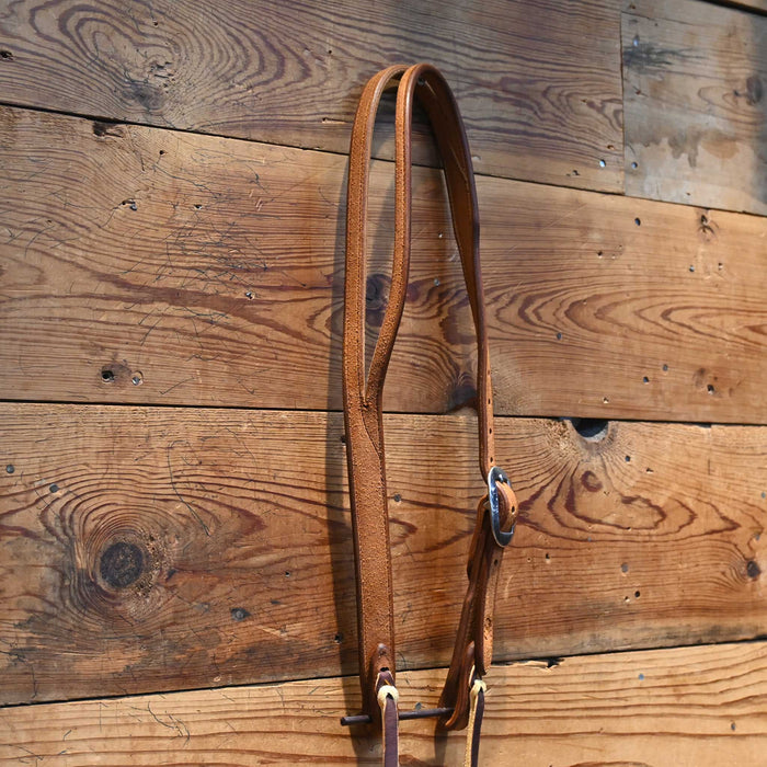 Brandon Blevins Split Ear Roughout Headstall w/Buckle Tack - Headstalls Brandon Blevins
