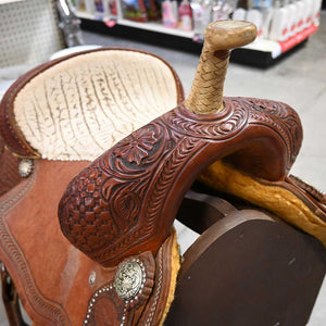 13.5" USED TESKEY'S BARREL SADDLE