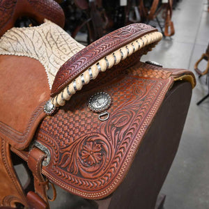 13.5" USED TESKEY'S BARREL SADDLE