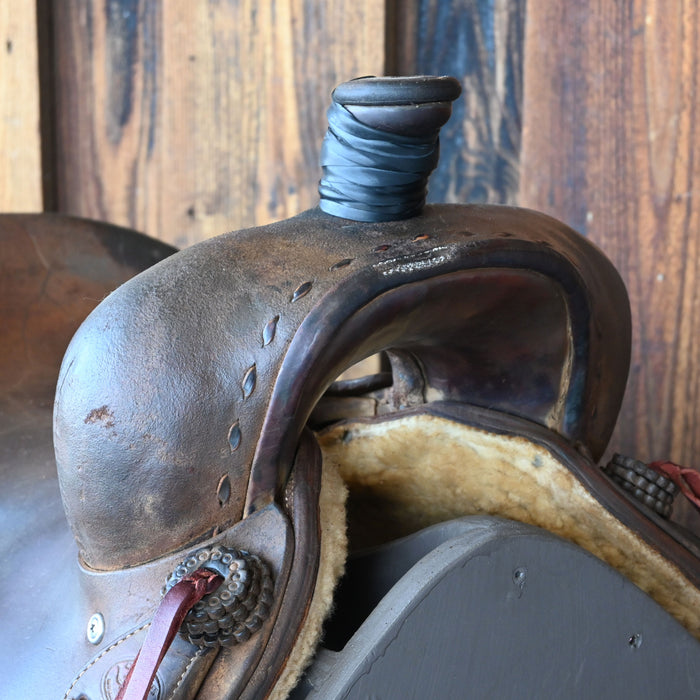 15.5" USED COWPUNCHER RANCH SADDLE