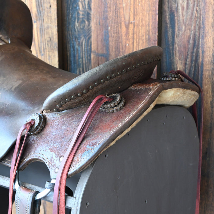 15.5" USED COWPUNCHER RANCH SADDLE
