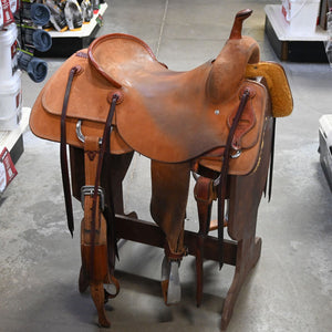 17" USED JEFF SMITH CUTTING SADDLE Saddles Jeff Smith