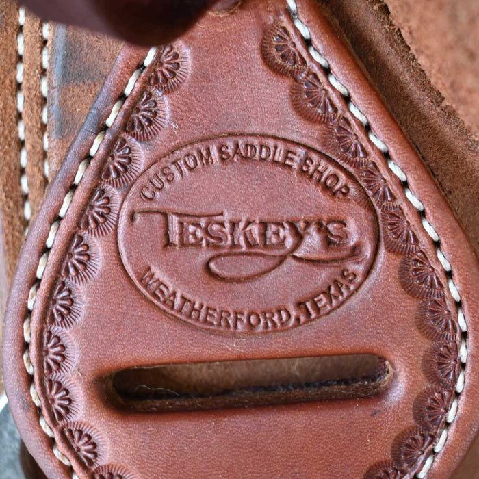 14.5" USED TESKEY'S STRIP DOWN RANCH SADDLE Saddles - Used Teskey's Saddlery