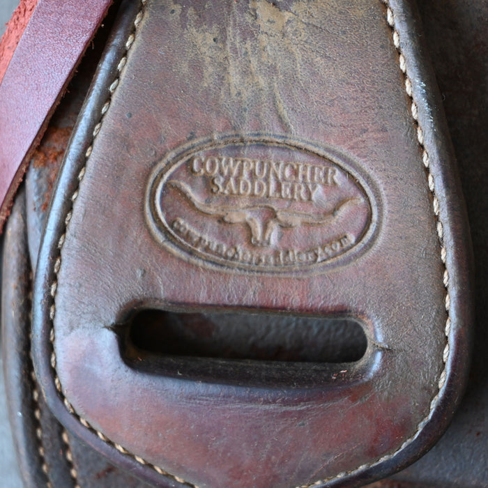 15.5" USED COWPUNCHER RANCH SADDLE