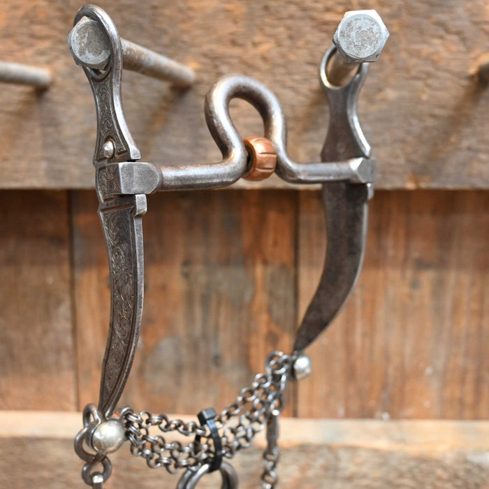 Richard Brooks Mounted Solid Port with Cricket Bit