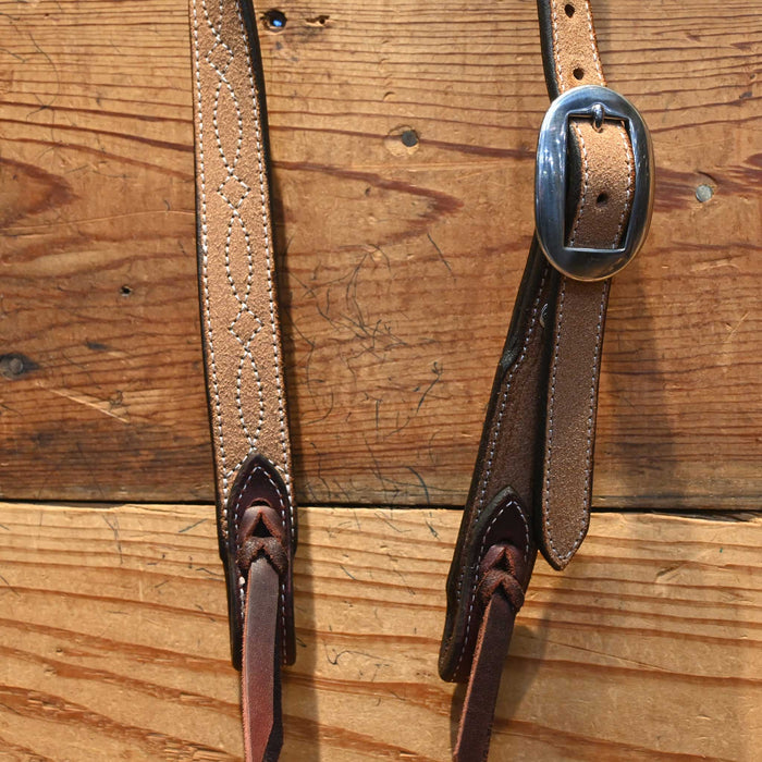 CASSLE Split Ear Headstall with a gunslinger stitch
