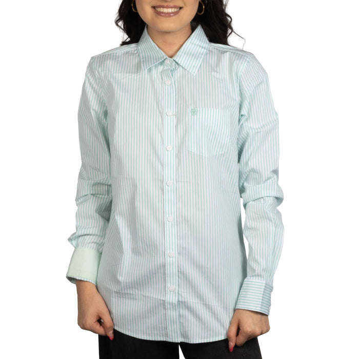 Ariat Women's Kirby Pro Holiday Stripe Button Down Shirt