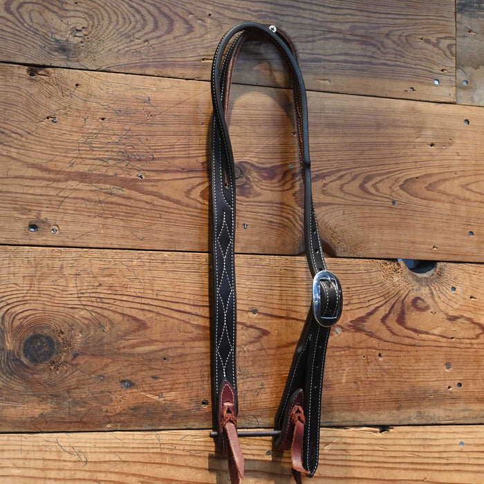 Taylor Koziel Split Ear with a Diamond stitch Headstall