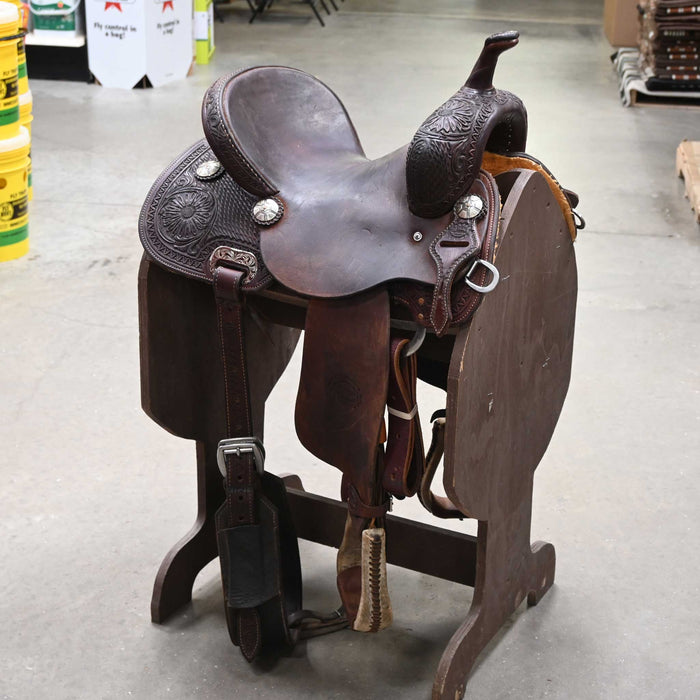 14" USED TESKEY'S BARREL SADDLE