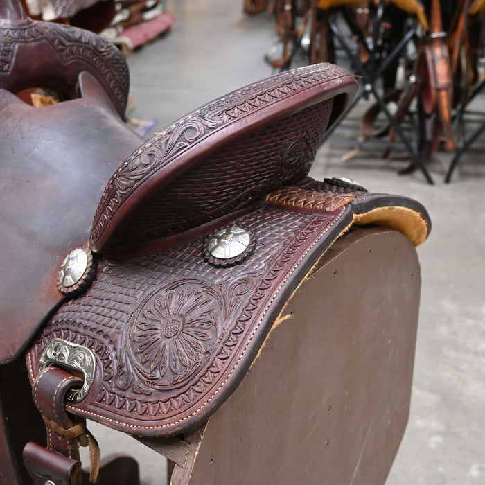 14" USED TESKEY'S BARREL SADDLE