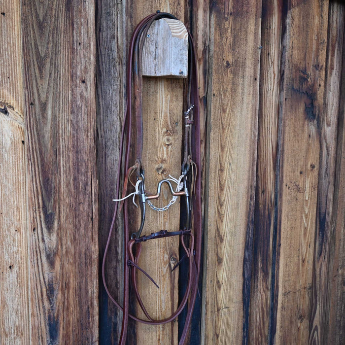 Josh Ownbey Solid Port Bridle Rig w/Craig Lewis Split Ear Headstall Tack - Rigs Josh Ownbey