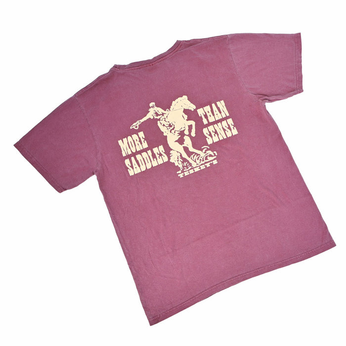 Teskey's More Saddles Than Sense Tee