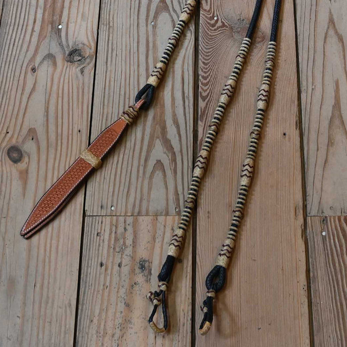 Handmade Jose Ortiz Rawhide Romel Reins