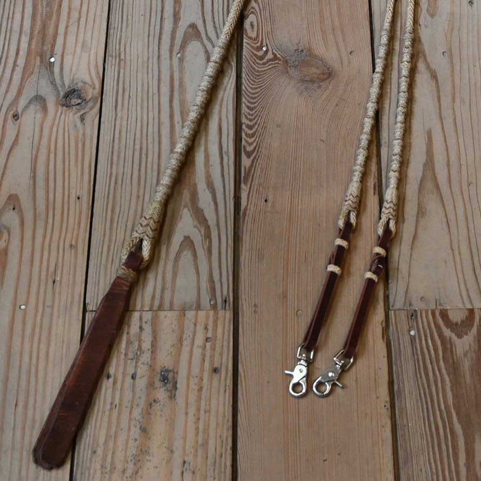 Handmade Rawhide Romel Reins