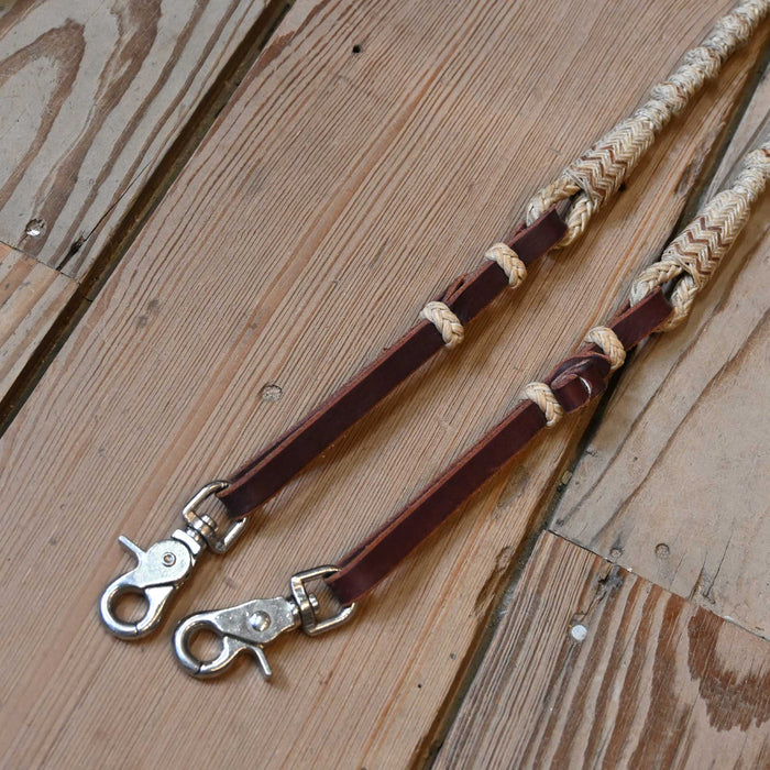 Handmade Rawhide Romel Reins