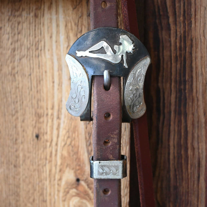 Josh Ownbey Twisted Wire Hinge Port Correction Bridle Rig w/Single Ear Headstall Tack - Rigs Josh Ownbey