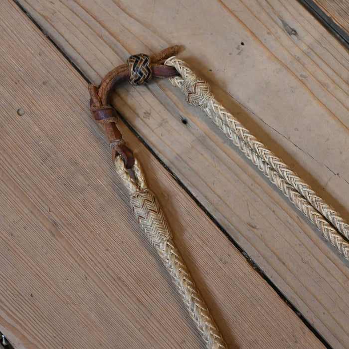Handmade Rawhide Romel Reins