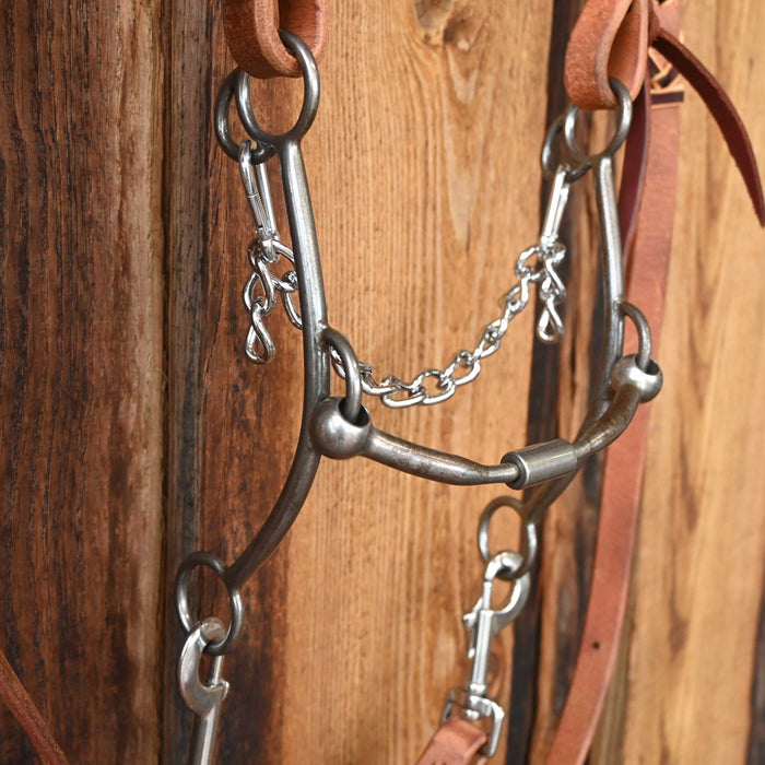 Flaharty Billy Allen Bridle Rig w/Split Ear Headstall Tack - Rigs Flaharty