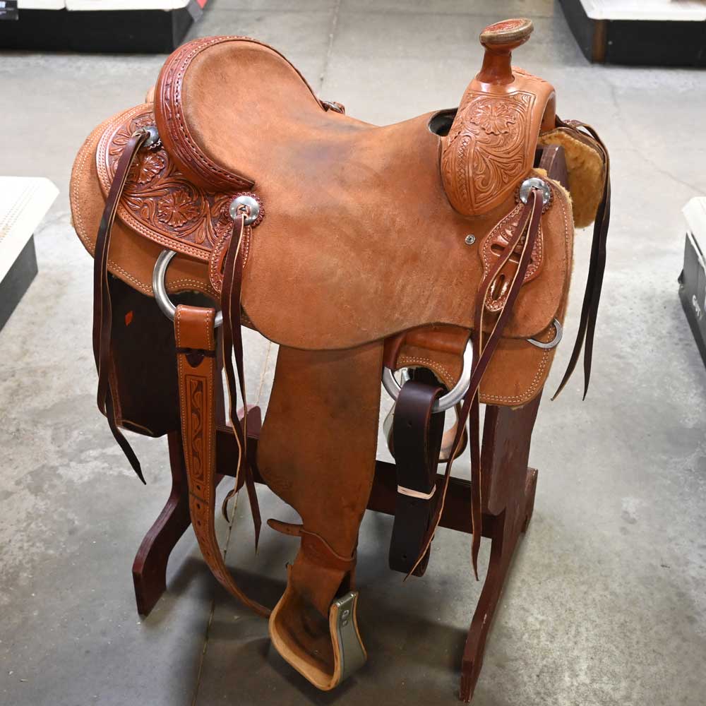 14" USED TESKEY'S RANCH SADDLE Saddles TESKEY'S SADDLERY LLC